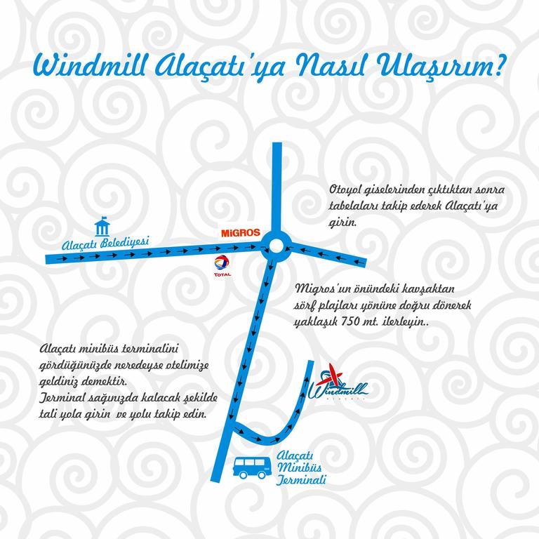 Windmill Alaçatı Exteriér fotografie